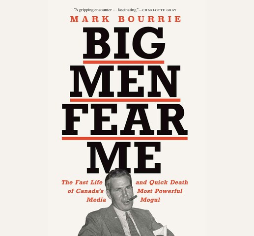 Bold text says "Big Men Fear me" with a black and white image of a man smiling with a cigar leaning out the right side of his mouth.